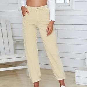 SHEIN | High Waist Corduroy Pants